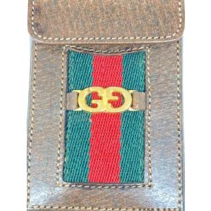GUCCI◆シガレットケース/レザー/BRW/...の詳細画像2