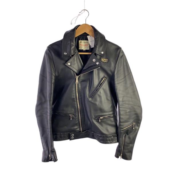 Lewis Leathers◆NO.441/CYCLONE/ダブルライダースジャケット/36/レザー...