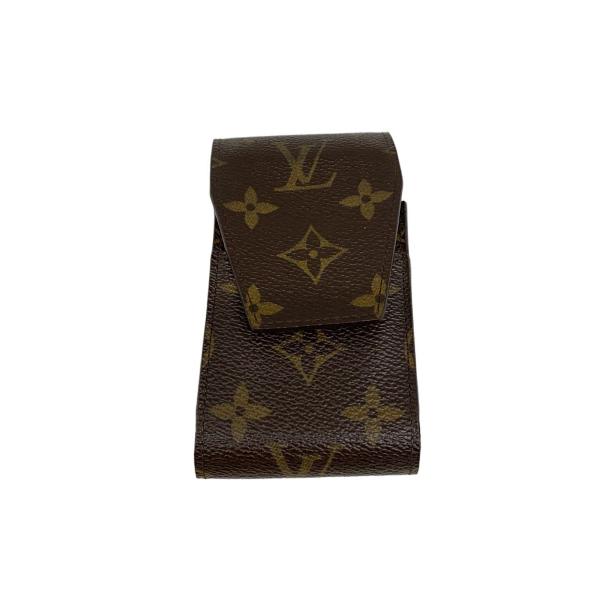 LOUIS VUITTON◆エテュイ・シガレット_モノグラム・キャンバス/PVC/BRW/モノグラム...