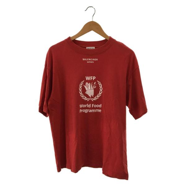 BALENCIAGA◆Tシャツ/XS/コットン/RED/UP57 2018 00707/WFP