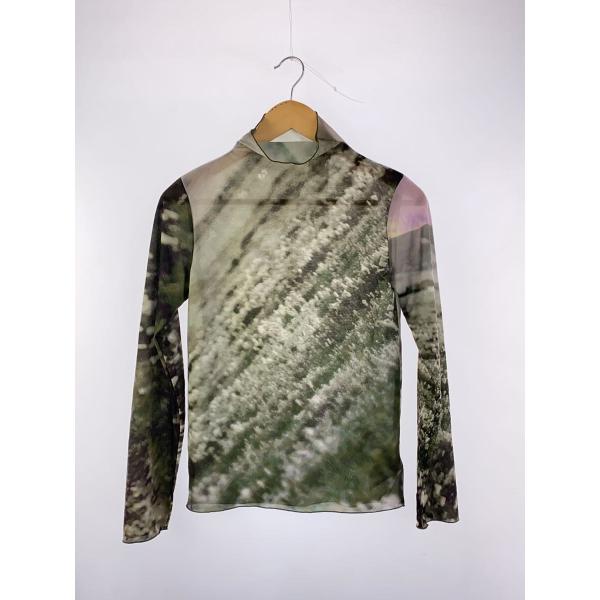 AMERI◆カットソー/FREE/ポリエステル/GRN/総柄/01220360580//