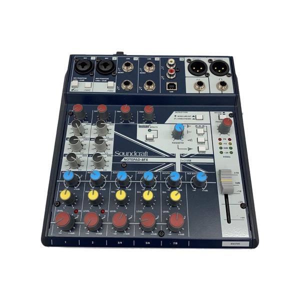 Soundcraft/ミキサー/NOTEPAD-8FX