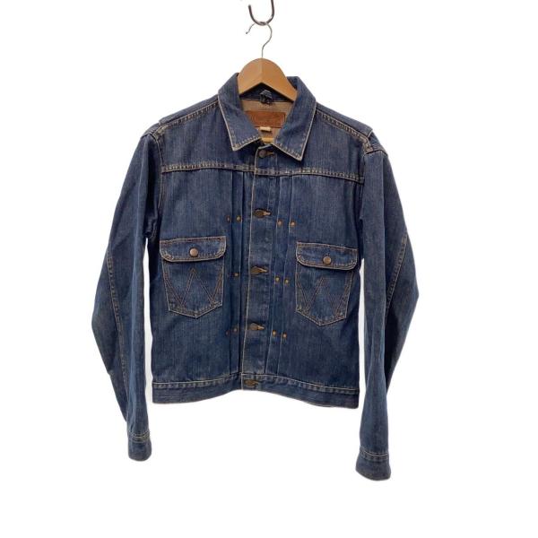 WRANGLER◆Gジャン/38/デニム/BLU/無地/M4116