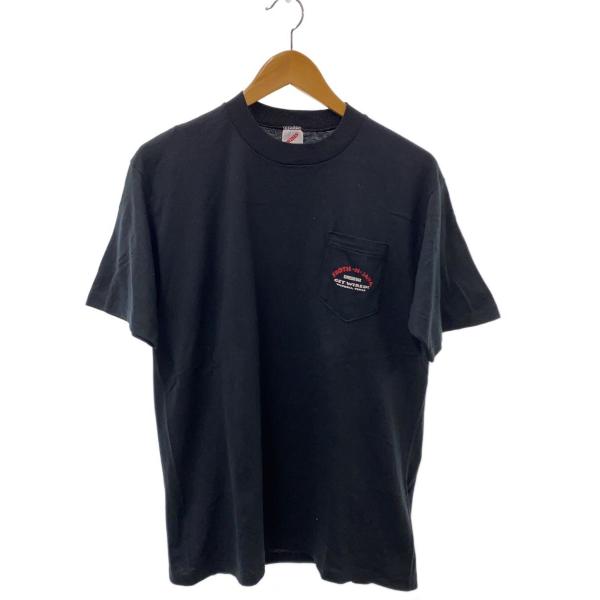 JERZEES◆Tシャツ/XL/コットン/BLK/90s/FROTH-N-JAVA/USA製