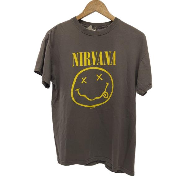 ANVIL◆1992 NILVANA SMILE Tシャツ/M/コットン/GRY