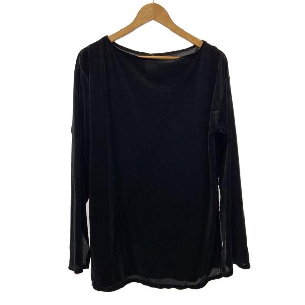 AMERI◆長袖カットソー/FREE/ポリエステル/BLK/0224203221350