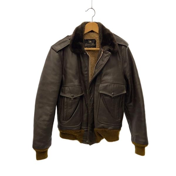 GOLDEN FLEECE SPIEWAK◆フライトジャケット/36/レザー/BRW