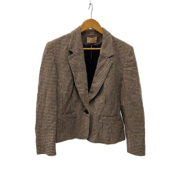 PENDLETON◆テーラードジャケット/6/ウール/GRY/千鳥格子