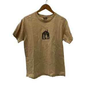STUSSY◆Tシャツ/M/コットン/BEG//OLD