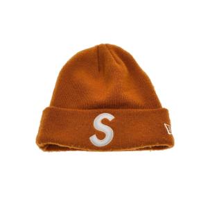 Supreme◆×NEW ERA/S Logo Beanie/ニットキャップ/--/アクリル/ORN/メンズ