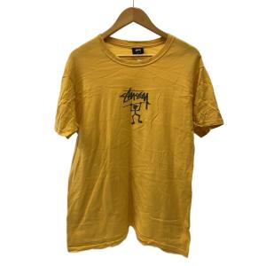 STUSSY◆Tシャツ/M/コットン/YLW//