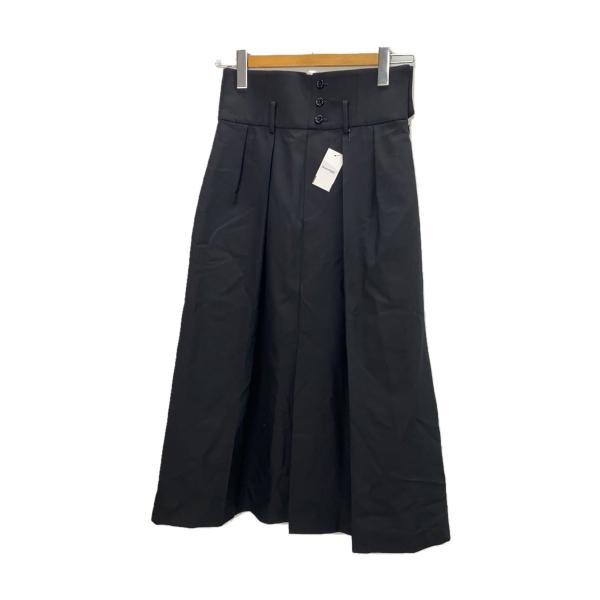 SHE TOKYO◆ロングスカート/36/ウール/BLK/S-SK310