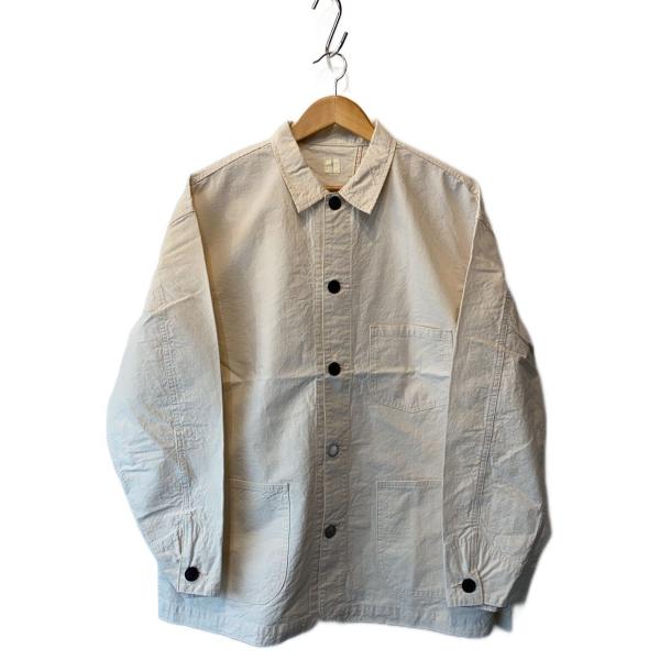 ETHOS◆カバーオール/リップストップ/3/コットン/IVO/ET-142A-3