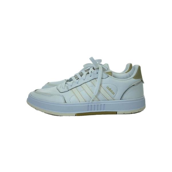 adidas◆COURTMASTER_コートマスター/28.5cm/WHT/レザー