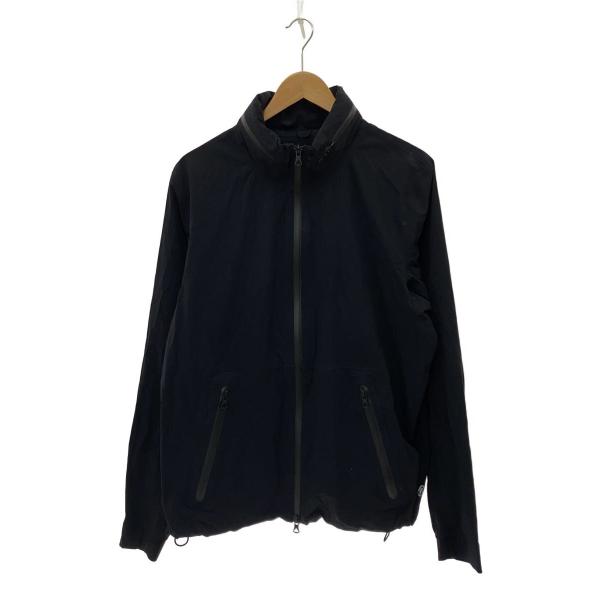 REIGNING CHAMP◆ナイロンジャケット/L/ナイロン/BLK/無地