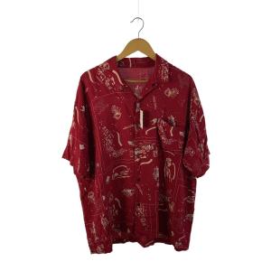Porter Classic◆アロハシャツ/M/レーヨン/RED/総柄/PC-024-2153-71-05