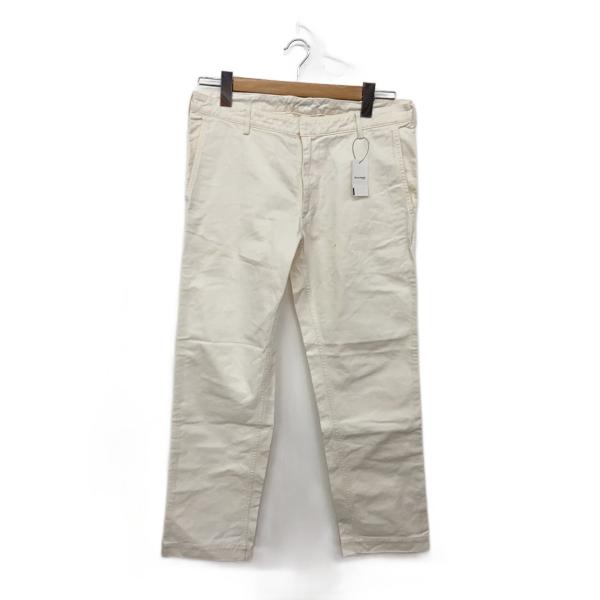 Sans Limite◆narrow straight/ボトム/チノパン/コットン/WHT/W130...