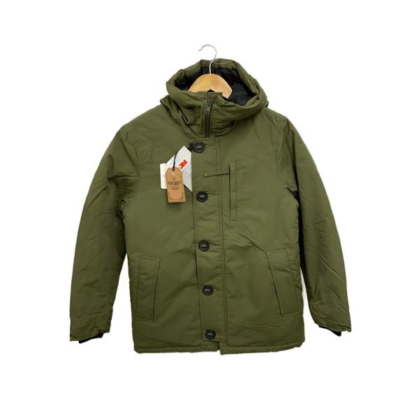 UNIVERD72◆ダウンジャケット/タグ付き/M/ナイロン/KHK/50890
