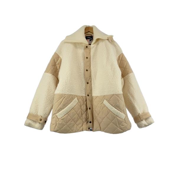 SAPEur/Quilt Sheep Jacket/タグ付き/XL/CRM/A0022-007