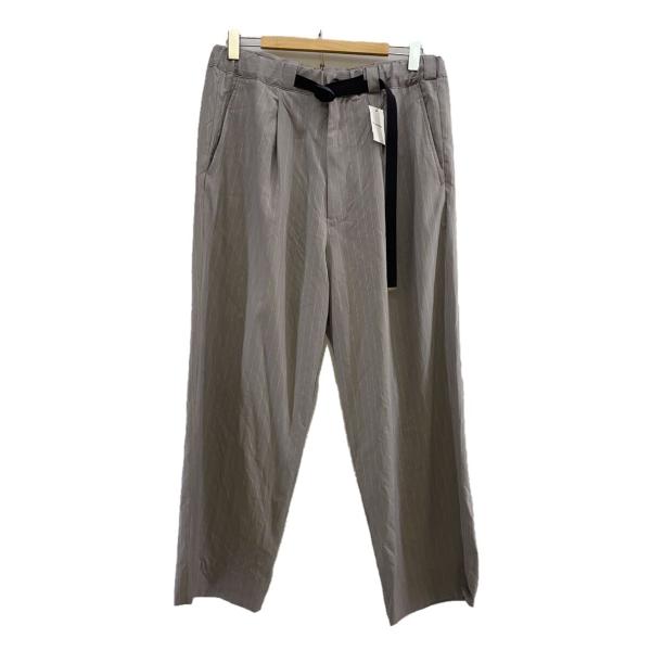 UJOH◆ボトム/3/ウール/GRY/ストライプ/M781-P50-102