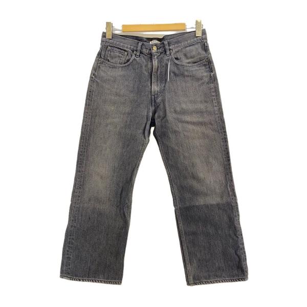 AURALEE◆ボトム/30/コットン/BLK/A20SP07DM