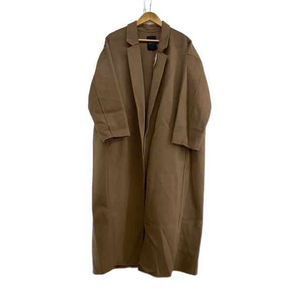 JEANASIS◆コート/FREE/ウール/BRW/無地/JS071251AD