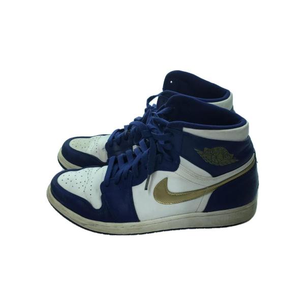 NIKE◆AIR JORDAN 1 RETRO HIGH/エアジョーダンレトロハイ/ブルー/3325...