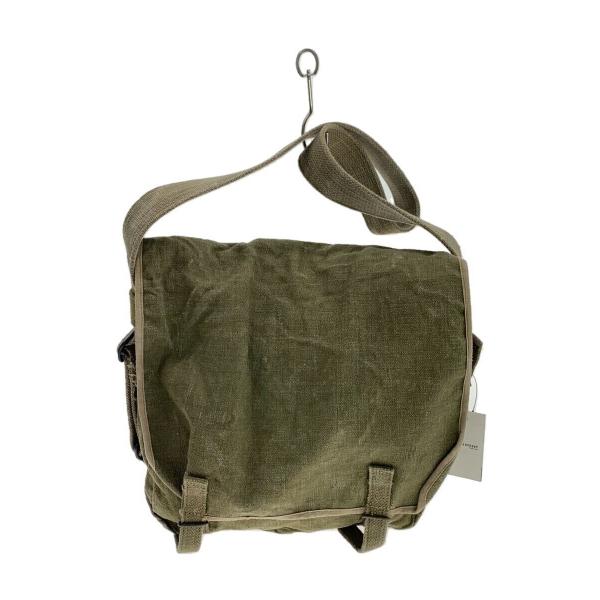 FRENCH MILITARY◆50s-60s/フランス軍/TTA/ショルダーバッグ/リネン/KHK...