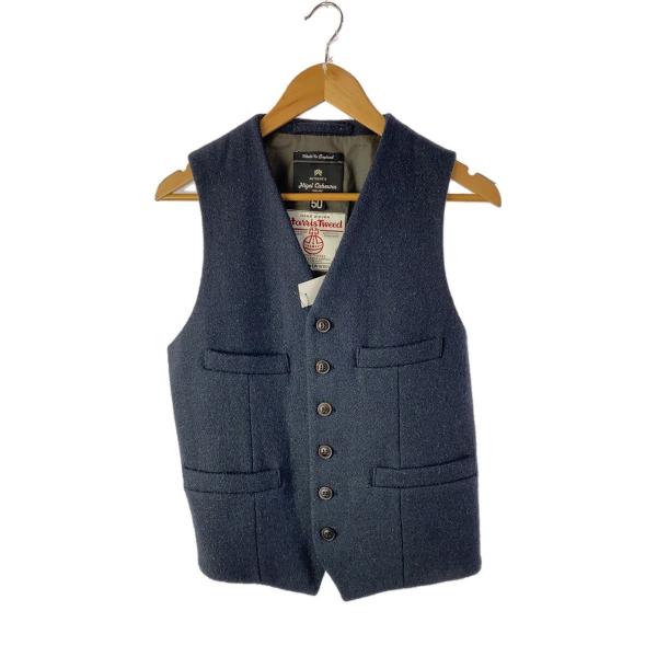 Nigel Cabourn◆マロリーベスト/50/ウール/NVY/8035-11-70000