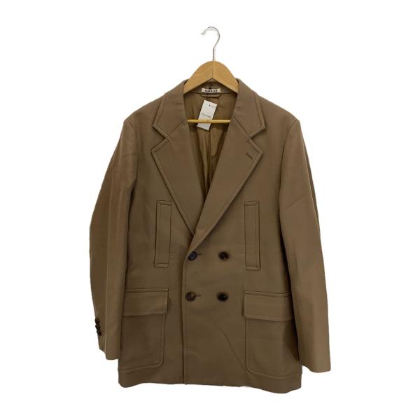 AURALEE◆チェスターコート/4/ウール/CML/無地/A9AJ02LM