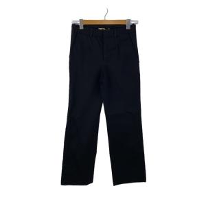 BALENCIAGA◇ストレートパンツ/44/コットン/NVY/無地/182973