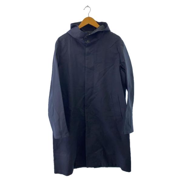 AURALEE◆フーディコート/3/コットン/NVY/無地/A6SC01FD