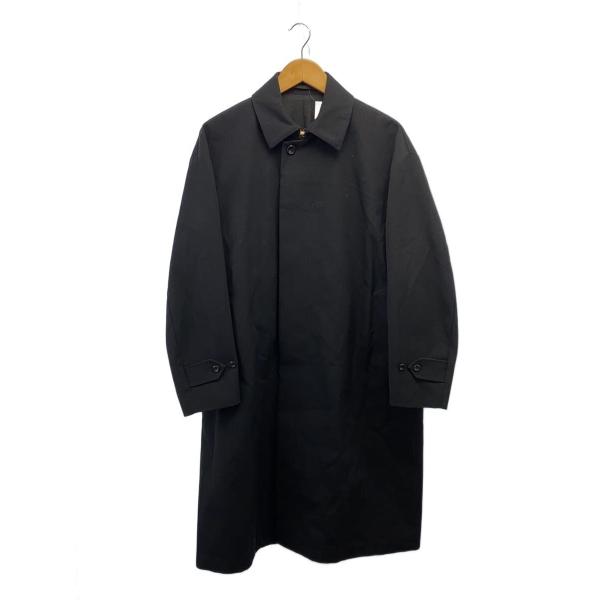 KAZUYUKI KUMAGAI ATTACHMENT◆ステンカラーコート/1/ウール/BLK/KC...