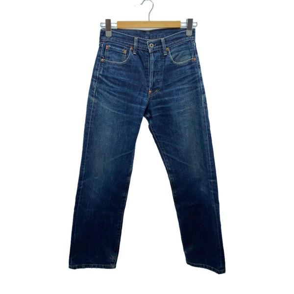 Levi’s◆90s/日本製/702復刻/ボタン裏J22/ストレートパンツ/28/デニム/IDG/7...