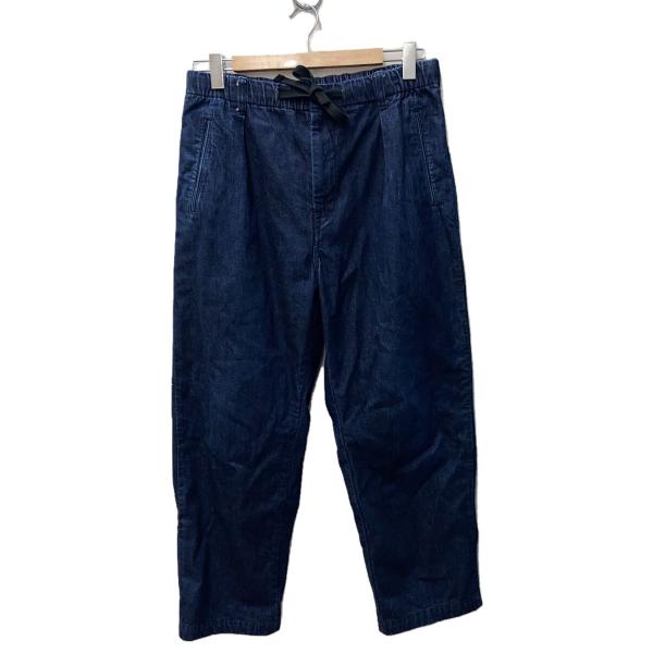 POST OVERALLS◆シンチバック/ドローコード/ボトム/L/コットン/NVY/無地//