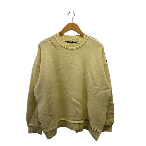 NEIGHBORHOOD◆SAVAGE CREWNECK SWEATER/L/アクリル/CRM/24...