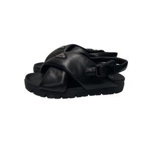 PRADA◆モノリス/サンダル/UK8/BLK/...の商品画像