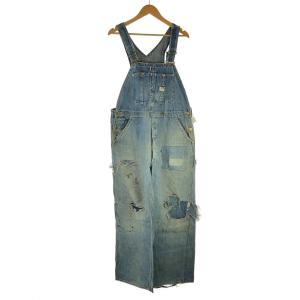 Lee◆40s/ハウスタグ/オーバーオール/--/デニム/IDG/ダメージ・リペア有