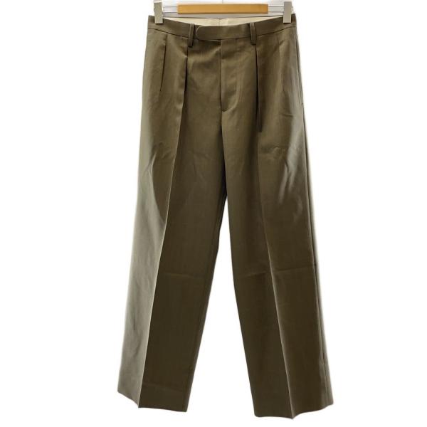 MAATEE&amp;SONS◆スラックスパンツ/1/ウール/KHK/チェック/MT5303-0213B//
