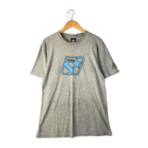 STUSSY◆Tシャツ/L/コットン/GRY//