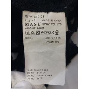 MASU◆パーカー/44/コットン/BLK/M...の詳細画像3
