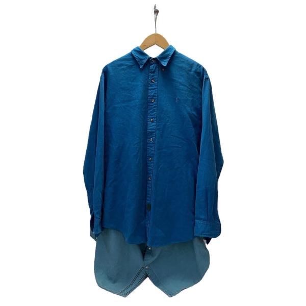 再構築/長袖シャツ/L/コットン/マルチカラー