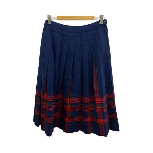 PENDLETON◆ロングスカート/--/ウール/NVY/チェック//