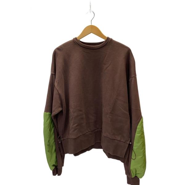 HERIN.CYE◆Elbow patchi cut tops/FREE/コットン/BRW/530I...