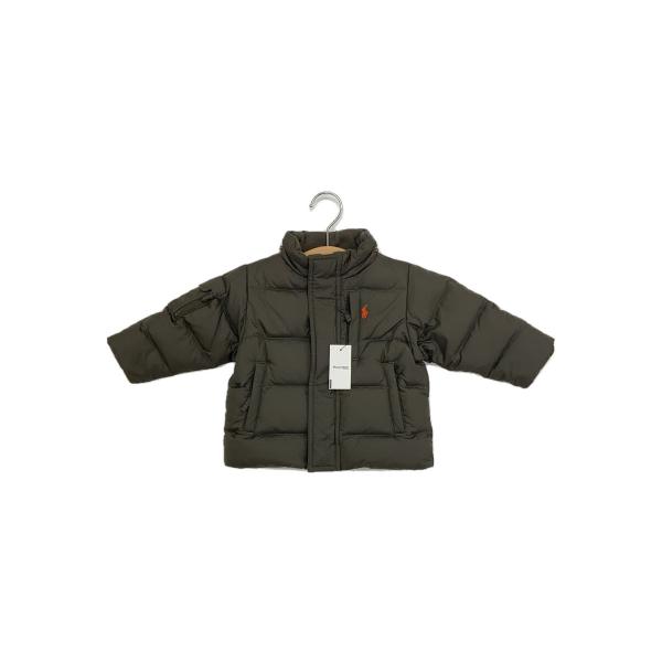 POLO RALPH LAUREN◆ダウンジャケット/80cm/ポリエステル/KHK/フード無し//