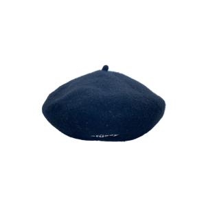 STUSSY◆ARREN FELT BERET/ベレー帽/S/ウール/BLK/無地/レディース/232197