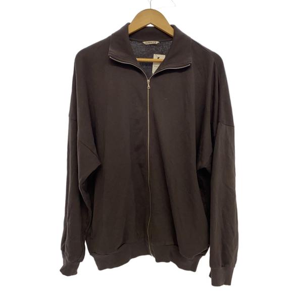 AURALEE◆24AW/SUPER HIGH GAUGE SWEAT ZIP BLOUSON/ブル...