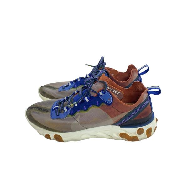 NIKE◆REACT ELEMENT 87/ローカットスニーカー/25.5cm/BRW/AQ1090...