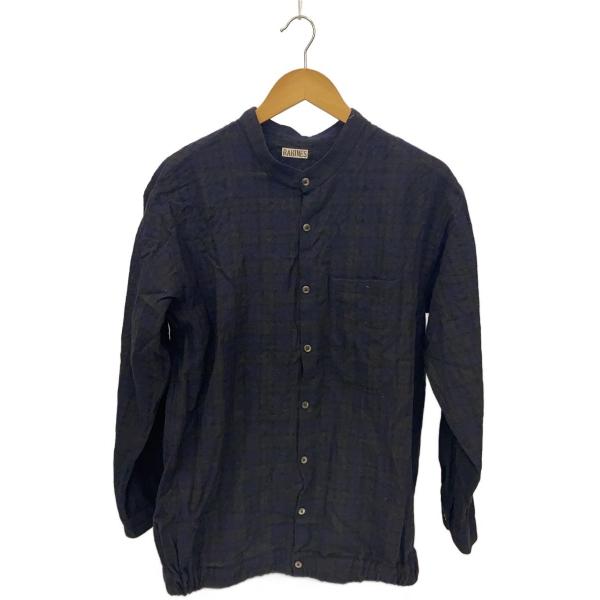 RAKINES◆24FW/Refine tartan - Pierre/長袖シャツ/2/ウール/NV...