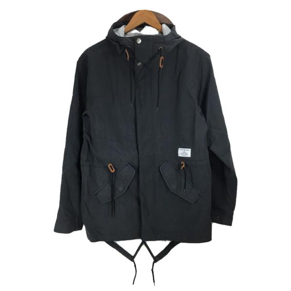 STUSSY◆M-51 Fishtail Jacket/S/ナイロン/GRY/無地/12011610...